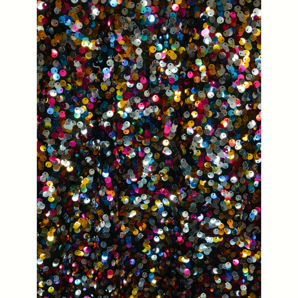 Boston Proper Women Sequin Cold Shoulder Mini Dress Size 2 NWT NYE Party Holiday - Picture 5 of 12